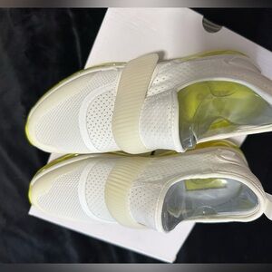 White/Neon Yellow Aldo Sneakers